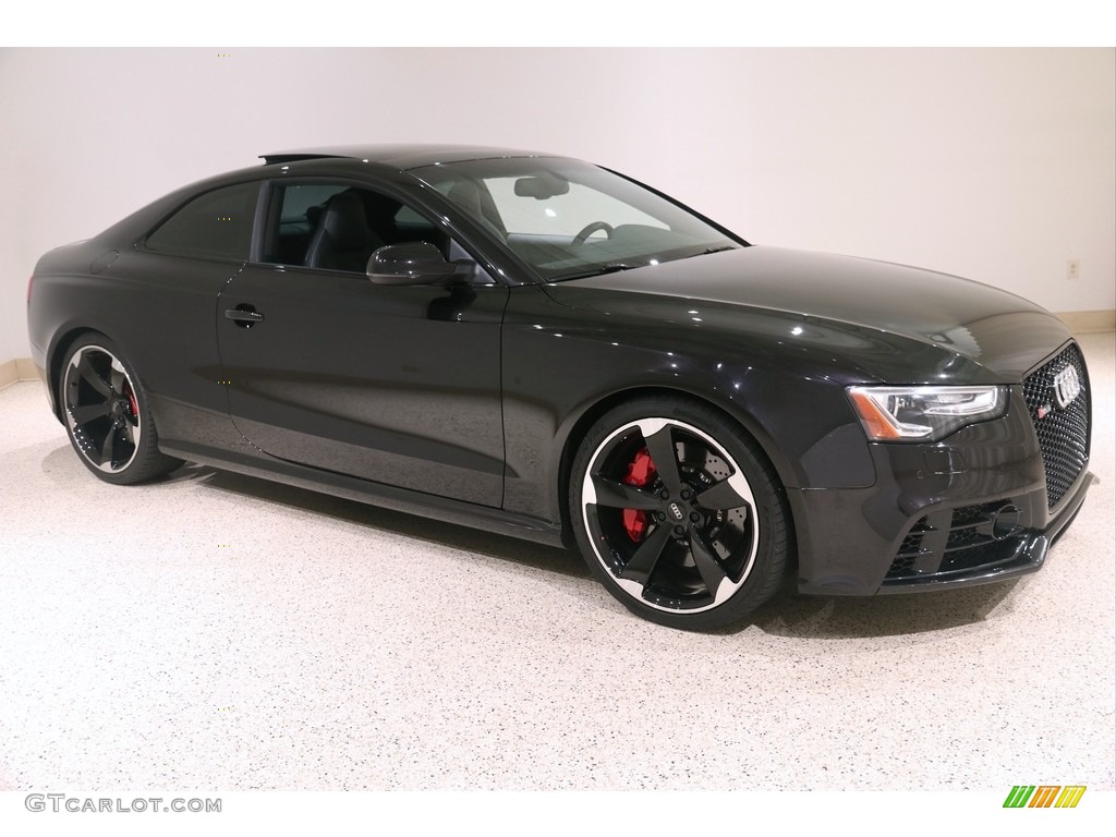 2015 RS 5 Coupe quattro - Panther Black Crystal / Black photo #1