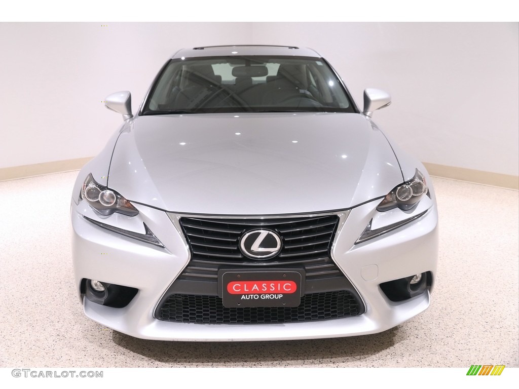2015 IS 250 AWD - Silver Lining Metallic / Black photo #2