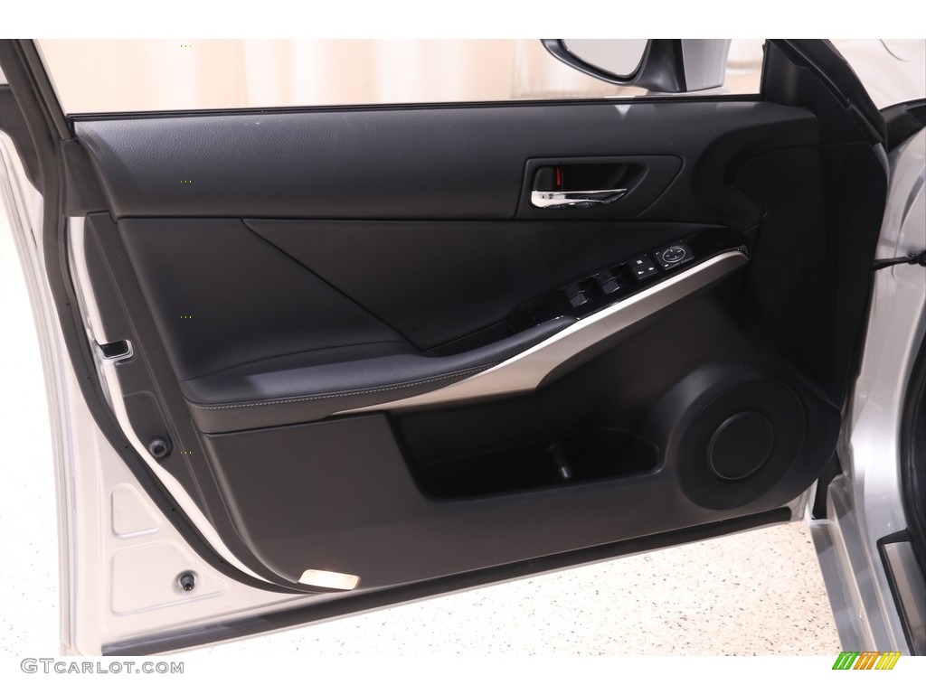 2015 Lexus IS 250 AWD Black Door Panel Photo #138820451