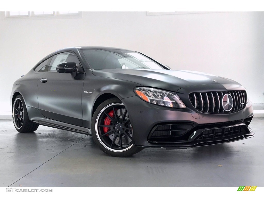 designo Graphite Grey Magno (Matte) 2020 Mercedes-Benz C AMG 63 S Coupe Exterior Photo #138820643