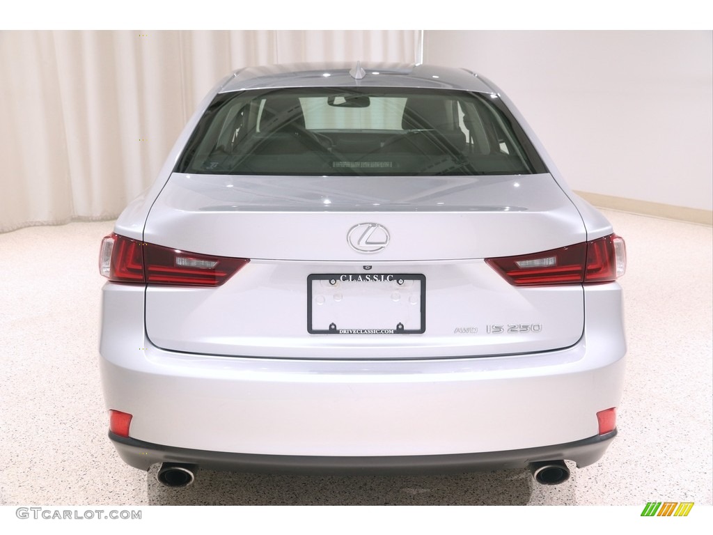 2015 IS 250 AWD - Silver Lining Metallic / Black photo #29
