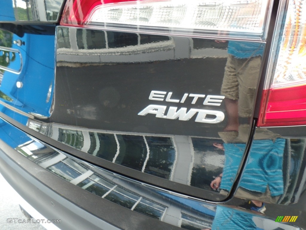 2019 Pilot Elite AWD - Crystal Black Pearl / Black photo #13