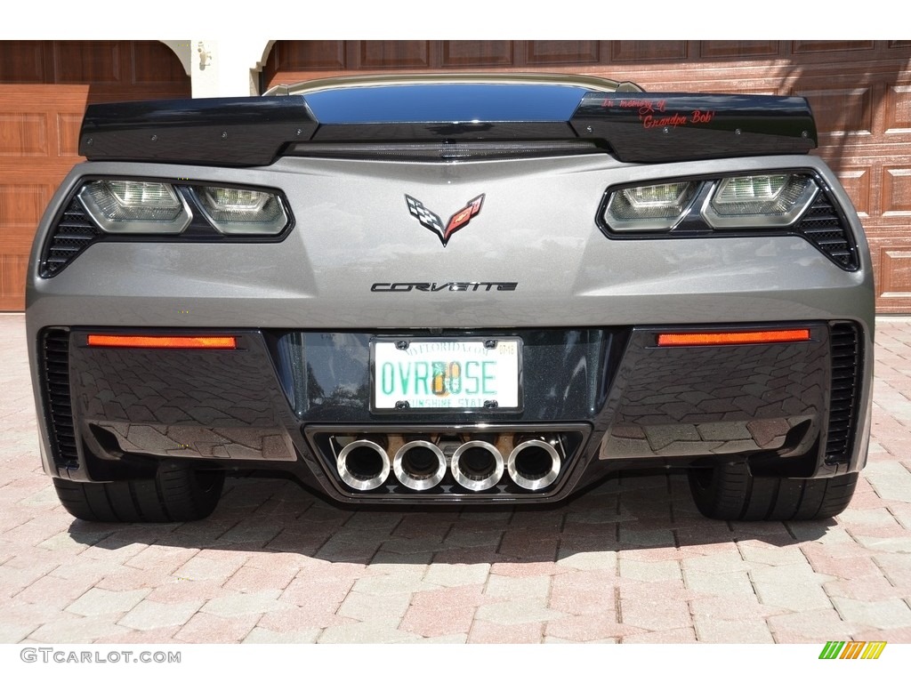 2015 Corvette Z06 Coupe - Shark Gray Metallic / Jet Black photo #12