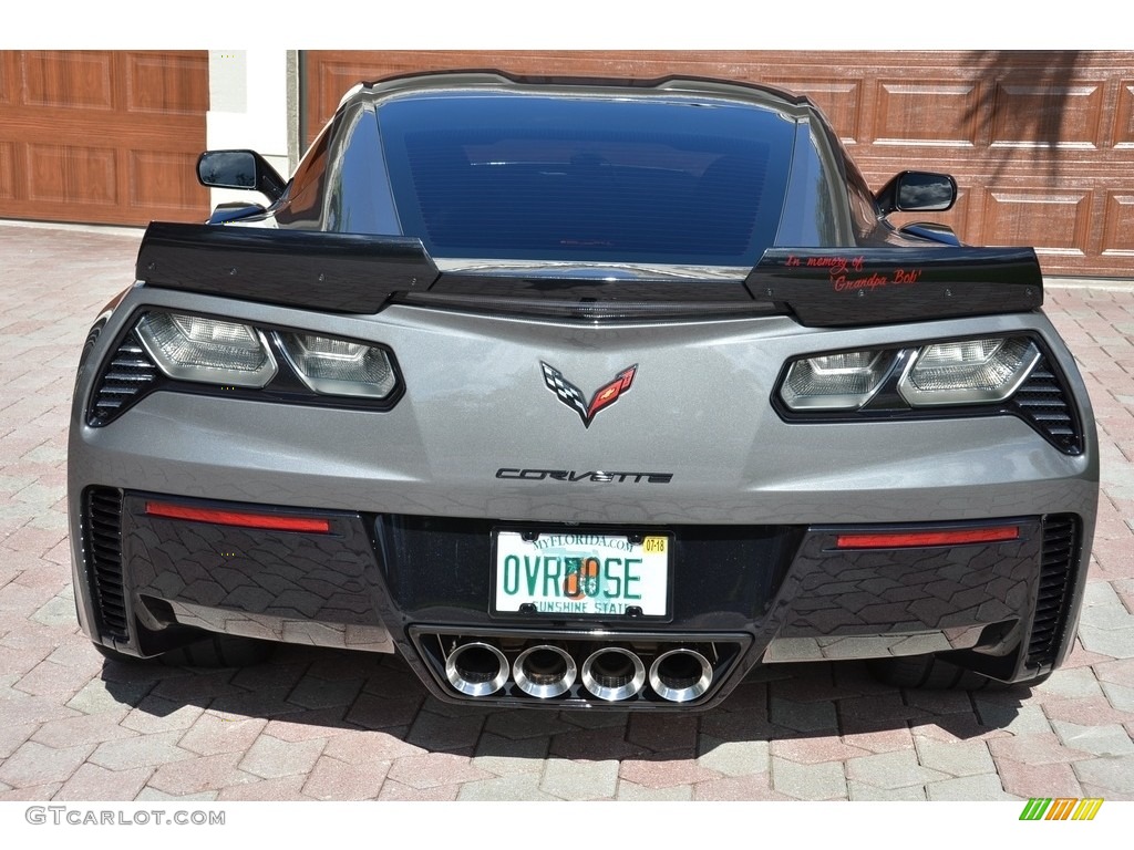 2015 Corvette Z06 Coupe - Shark Gray Metallic / Jet Black photo #13