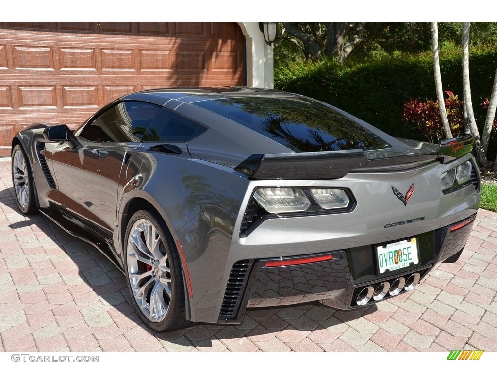 2015 Corvette Z06 Coupe - Shark Gray Metallic / Jet Black photo #14