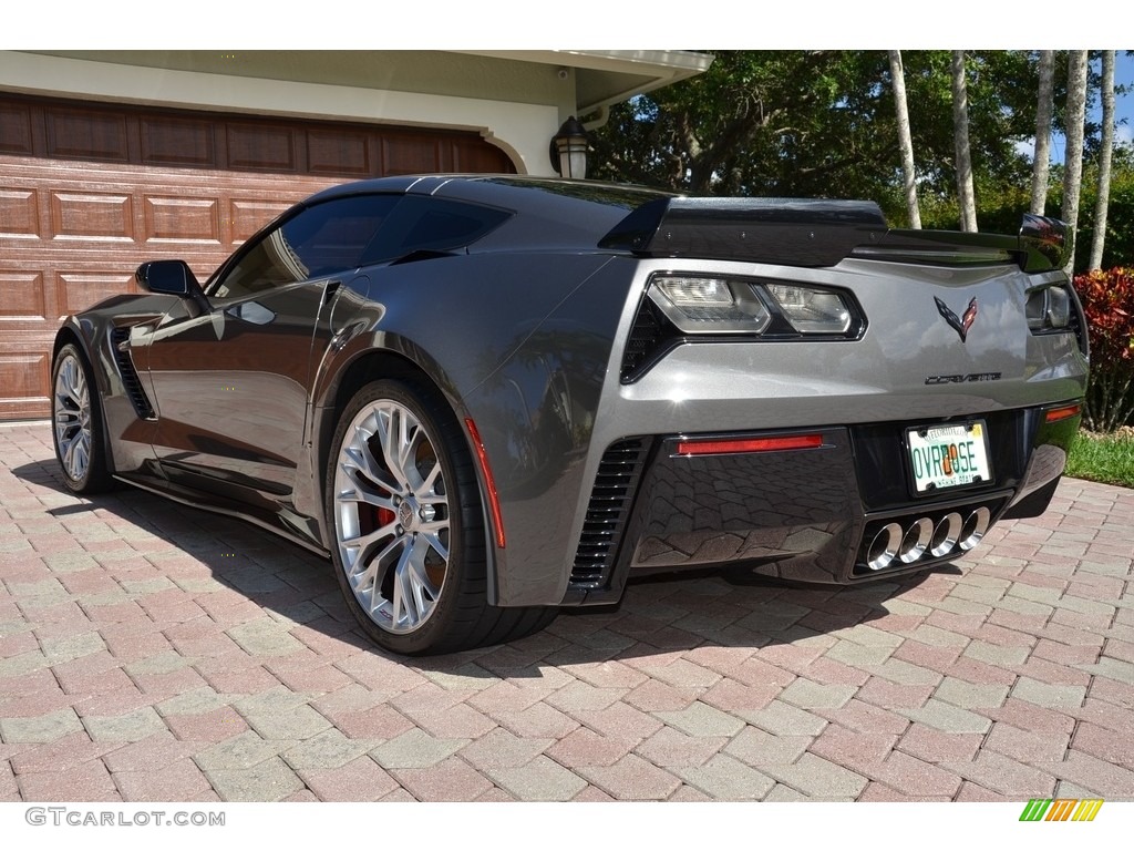 2015 Corvette Z06 Coupe - Shark Gray Metallic / Jet Black photo #15