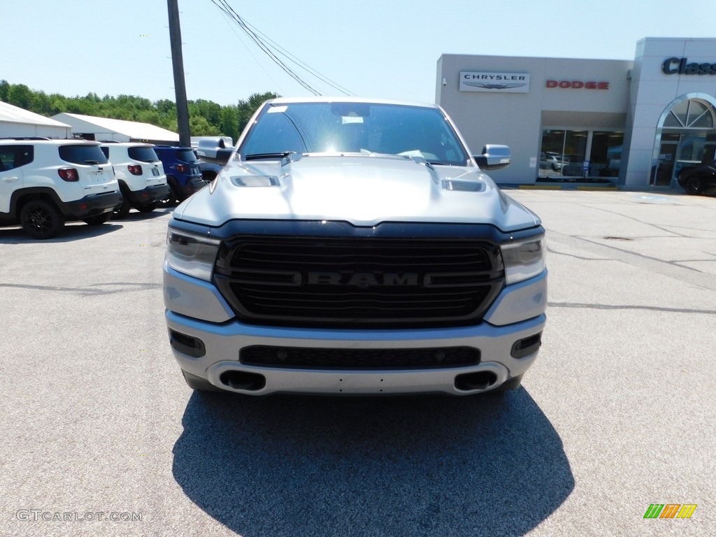 2020 1500 Laramie Crew Cab 4x4 - Billet Silver Metallic / Black photo #3