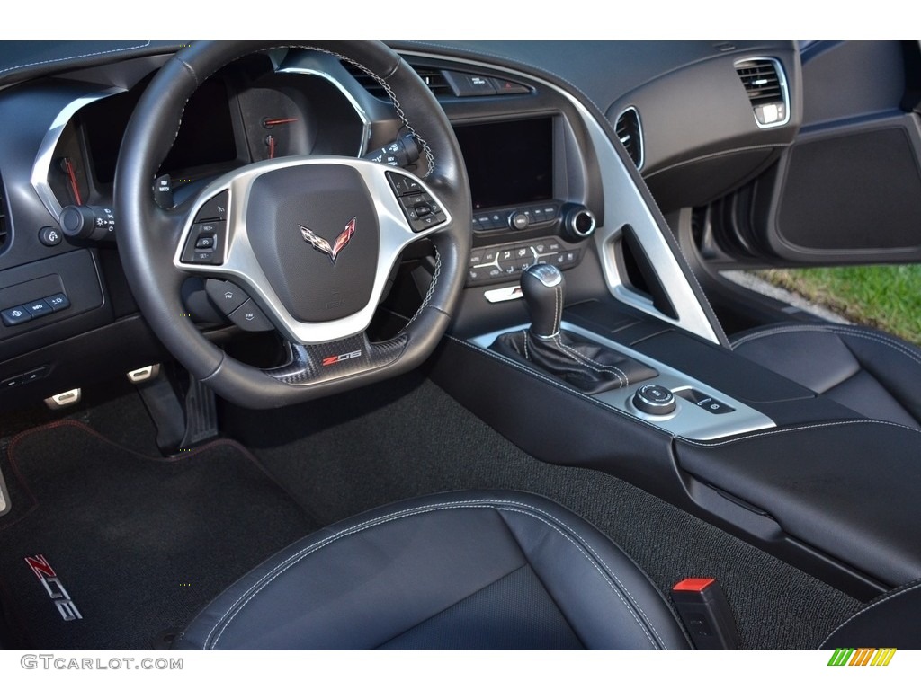 2015 Corvette Z06 Coupe - Shark Gray Metallic / Jet Black photo #26