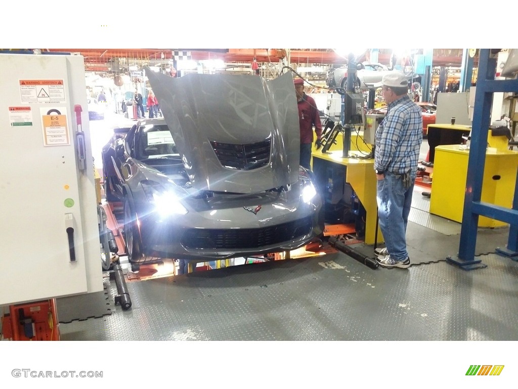 2015 Corvette Z06 Coupe - Shark Gray Metallic / Jet Black photo #44