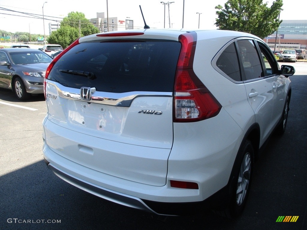 2015 CR-V EX - White Diamond Pearl / Beige photo #5