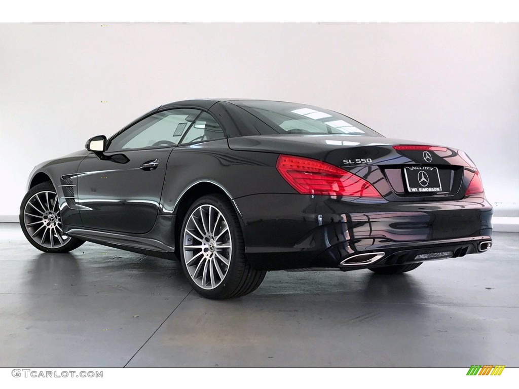 2020 SL 550 Roadster - Obsidian Black Metallic / Black photo #2