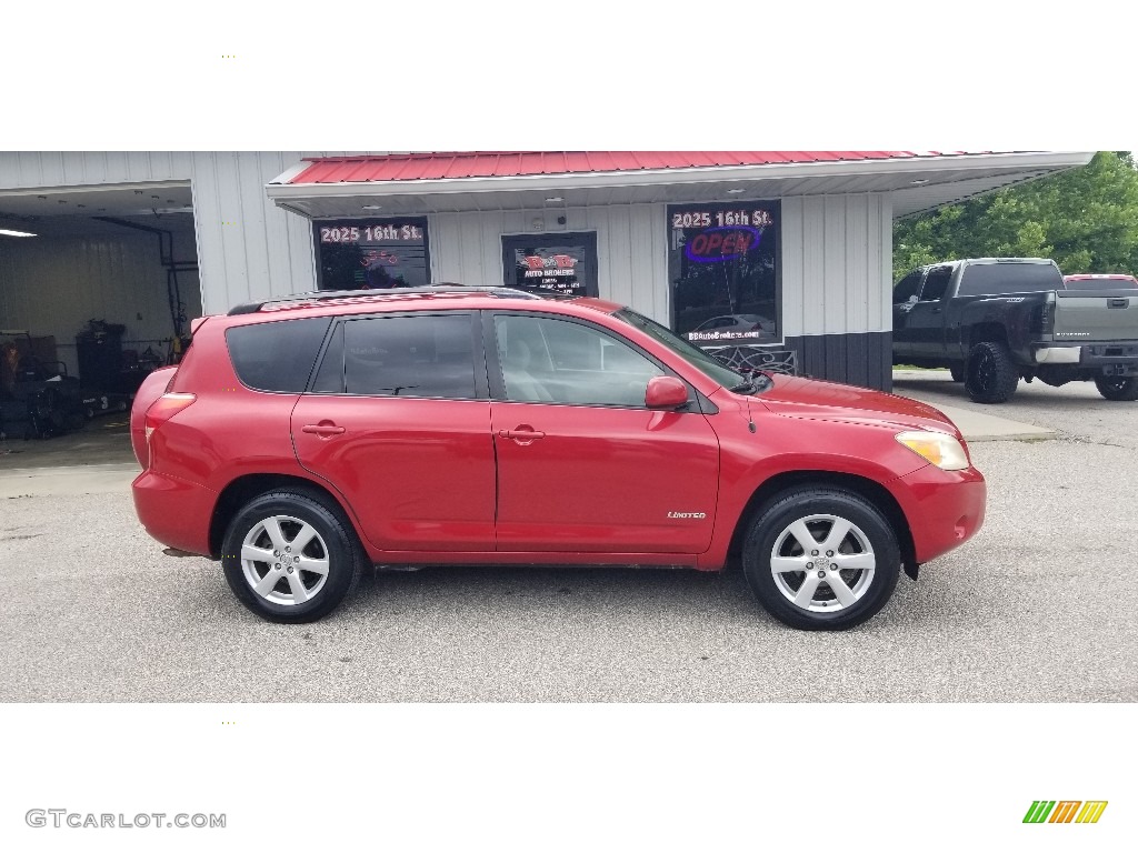 2007 RAV4 Limited - Barcelona Red Pearl / Ash Gray photo #1