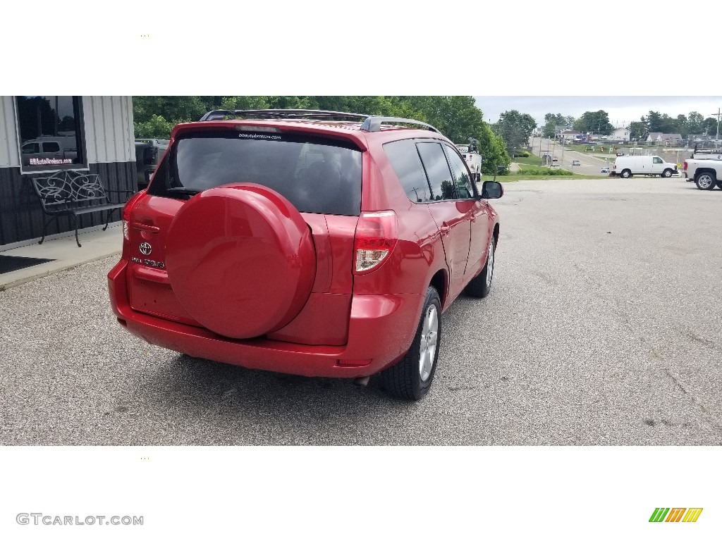 2007 RAV4 Limited - Barcelona Red Pearl / Ash Gray photo #8
