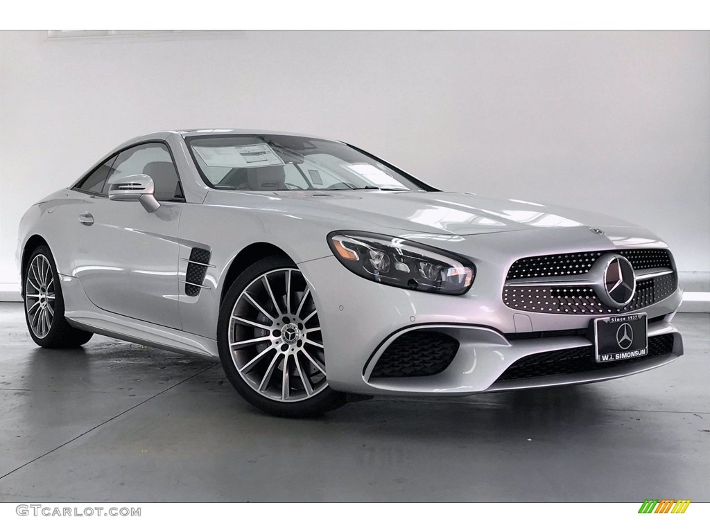 Iridium Silver Metallic 2020 Mercedes-Benz SL 450 Roadster Exterior Photo #138824432