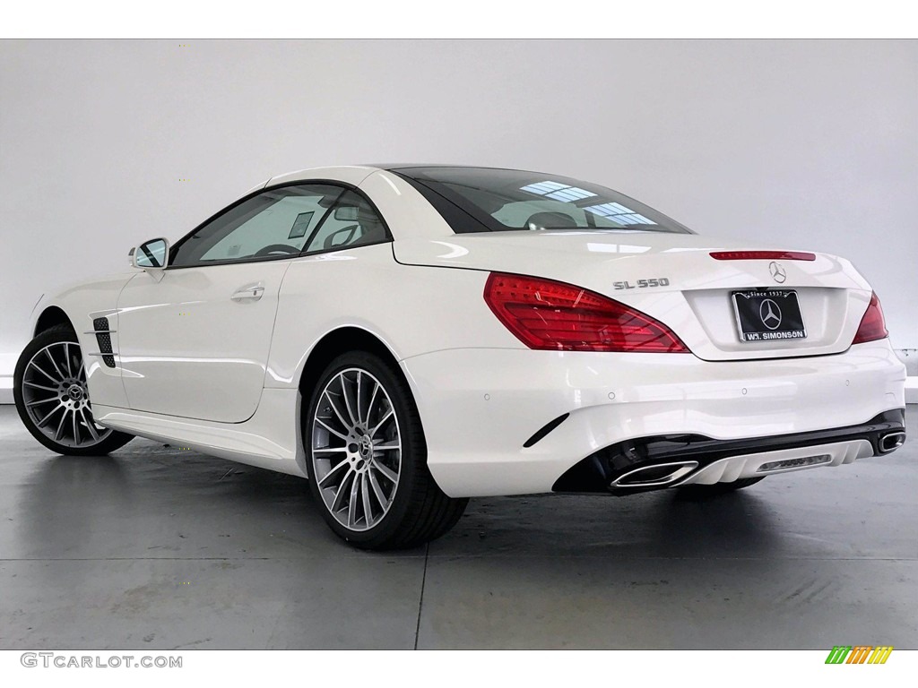 2020 SL 550 Roadster - designo Diamond White Metallic / Sahara Beige/Black photo #2