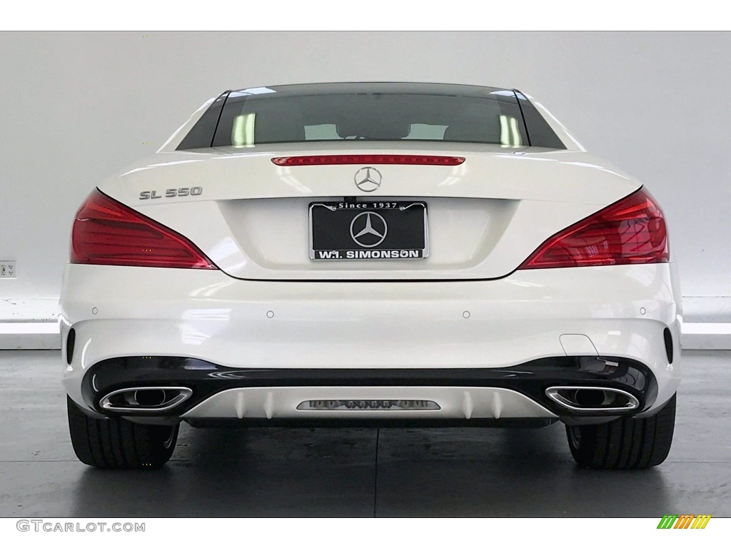 2020 SL 550 Roadster - designo Diamond White Metallic / Sahara Beige/Black photo #3