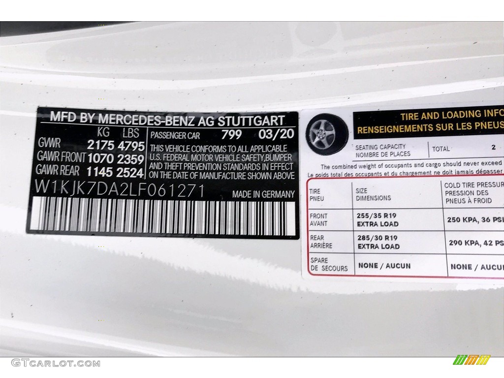 2020 SL 550 Roadster - designo Diamond White Metallic / Sahara Beige/Black photo #11