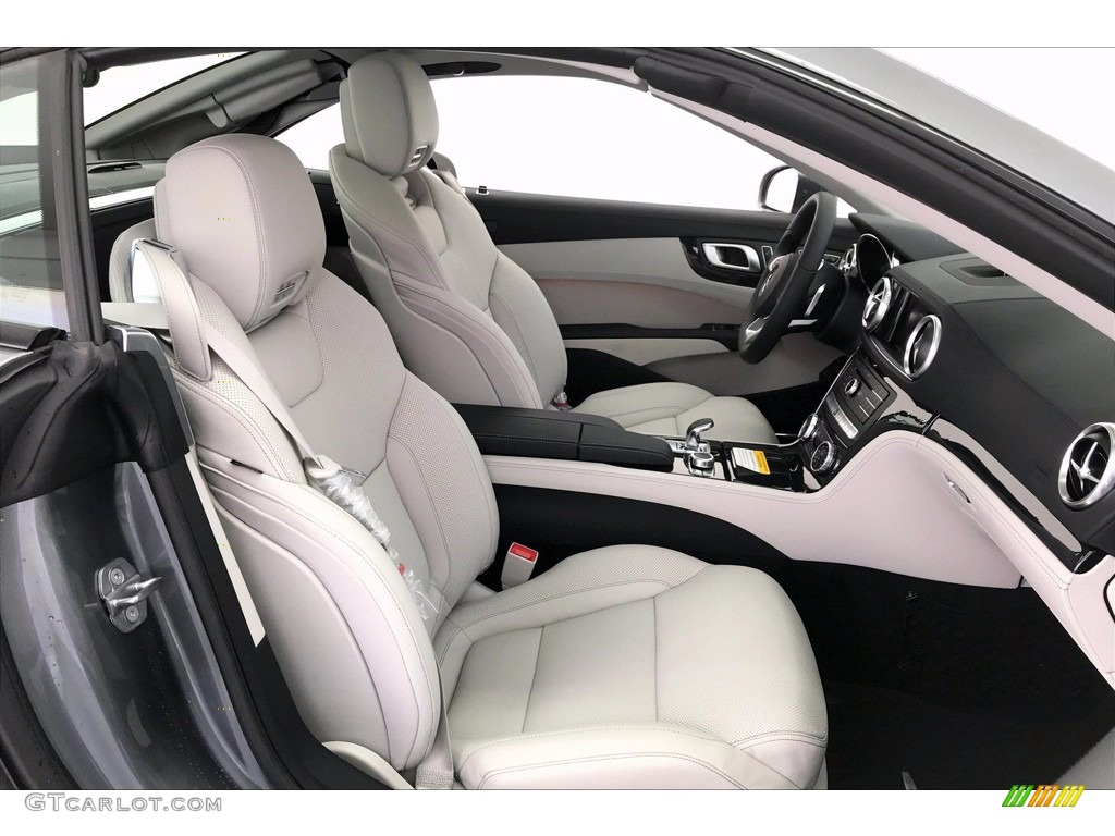 Crystal Grey/Black Interior 2020 Mercedes-Benz SL 550 Roadster Photo #138825164