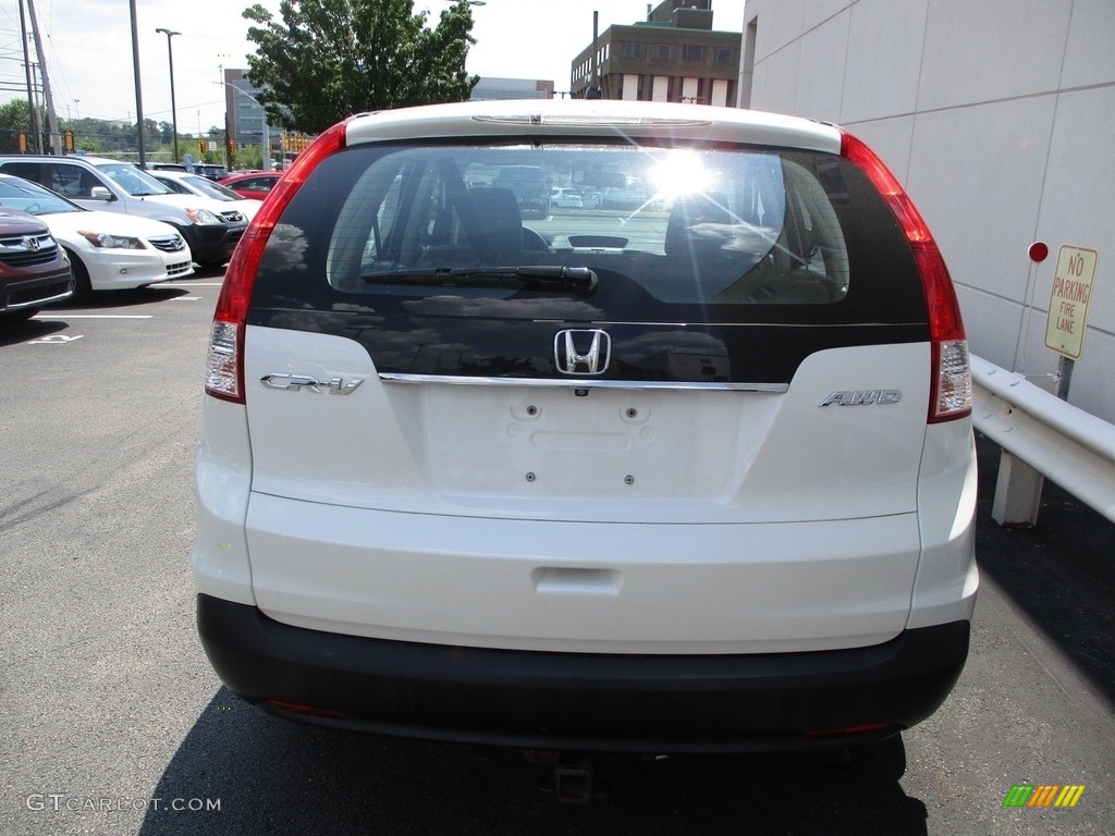 2014 CR-V LX AWD - White Diamond Pearl / Gray photo #4