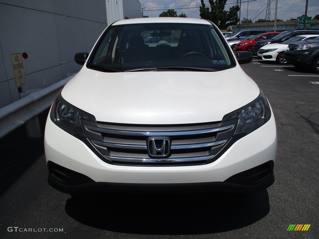 2014 CR-V LX AWD - White Diamond Pearl / Gray photo #8