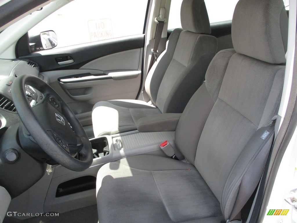 2014 CR-V LX AWD - White Diamond Pearl / Gray photo #11