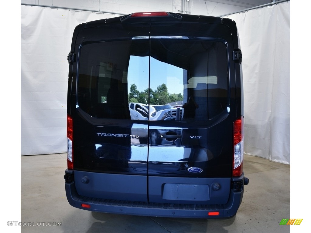 2018 Transit Passenger Wagon XLT 350 HR Long - Shadow Black / Charcoal Black photo #3
