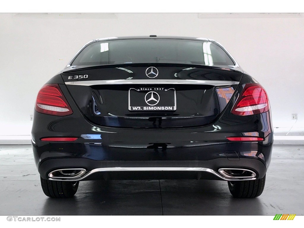 2020 E 350 Sedan - Black / Black photo #3