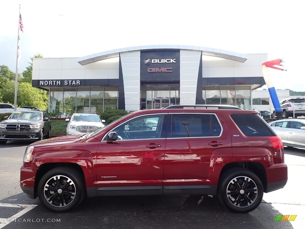 2017 Terrain SLT AWD - Crimson Red Tintcoat / Jet Black photo #1