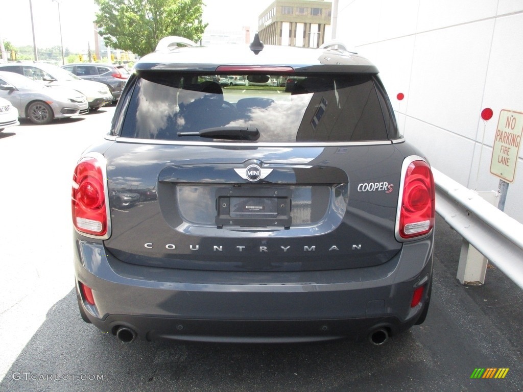 2017 Countryman Cooper S ALL4 - Thunder Grey Metallic / Carbon Black photo #4