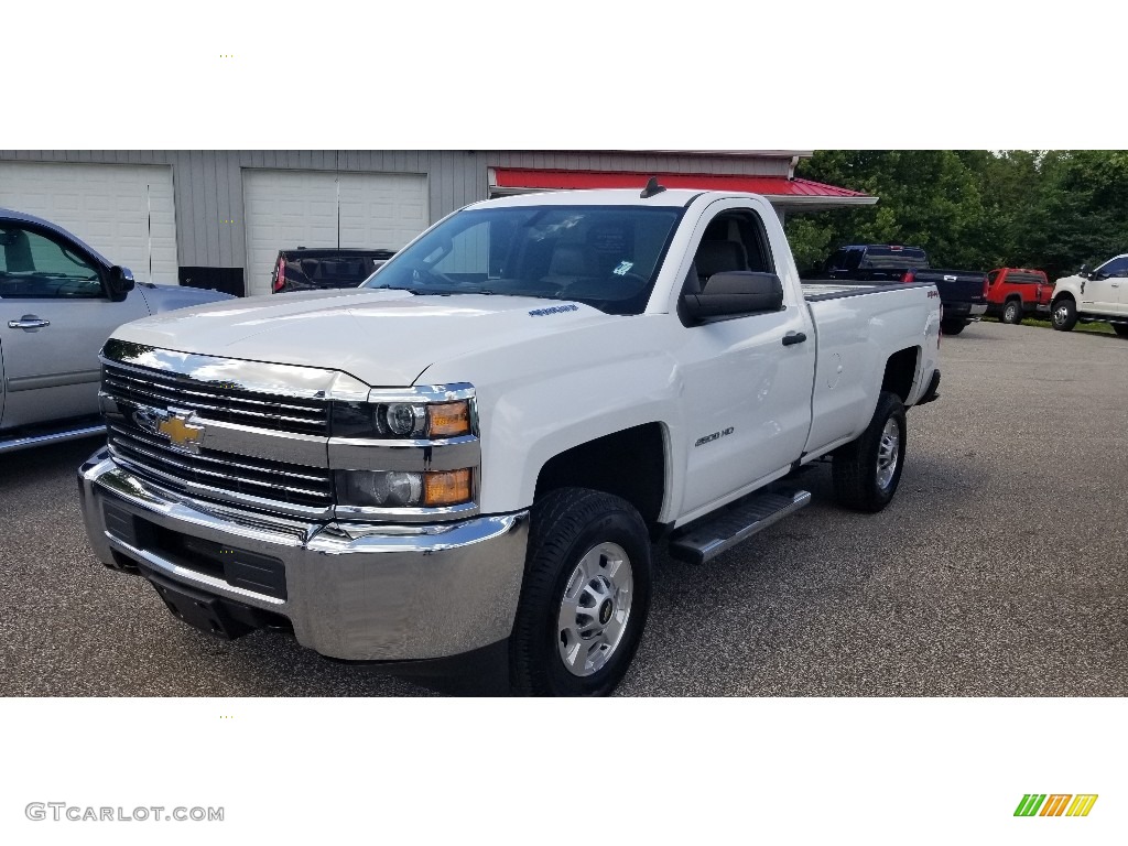 Summit White 2016 Chevrolet Silverado 2500HD WT Regular Cab 4x4 Exterior Photo #138828368