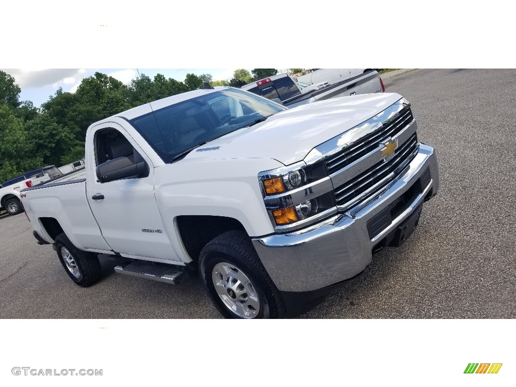 Summit White 2016 Chevrolet Silverado 2500HD WT Regular Cab 4x4 Exterior Photo #138828671