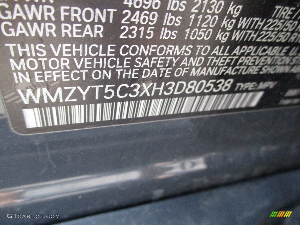 2017 Countryman Cooper S ALL4 - Thunder Grey Metallic / Carbon Black photo #19