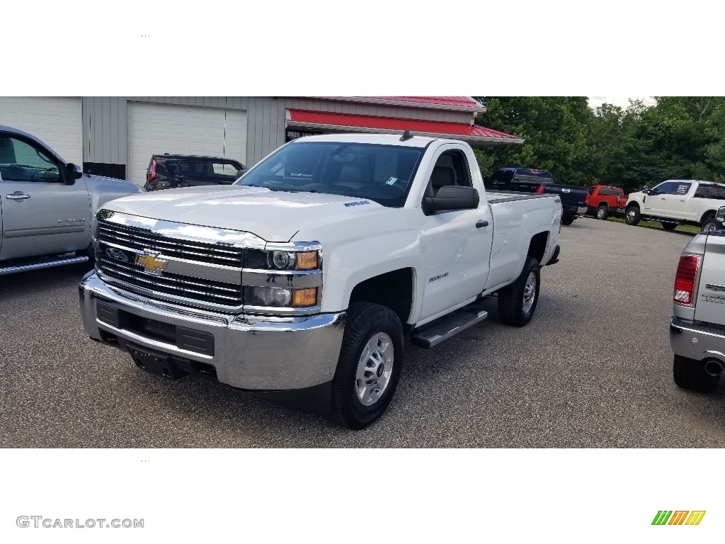 Summit White 2016 Chevrolet Silverado 2500HD WT Regular Cab 4x4 Exterior Photo #138828692