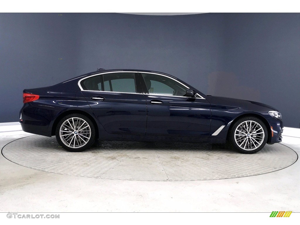 2017 5 Series 530i Sedan - Imperial Blue Metallic / Black photo #14