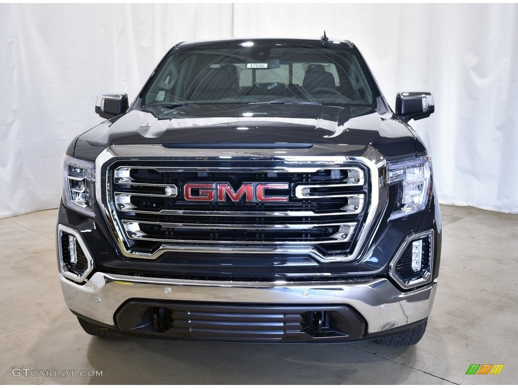 2020 Sierra 1500 SLT Crew Cab 4WD - Carbon Black Metallic / Jet Black photo #4