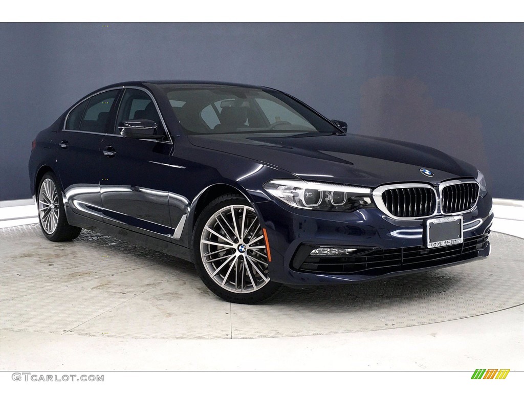 2017 5 Series 530i Sedan - Imperial Blue Metallic / Black photo #37