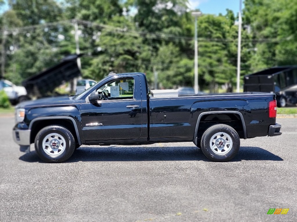 Onyx Black 2015 GMC Sierra 1500 Regular Cab Exterior Photo #138833432