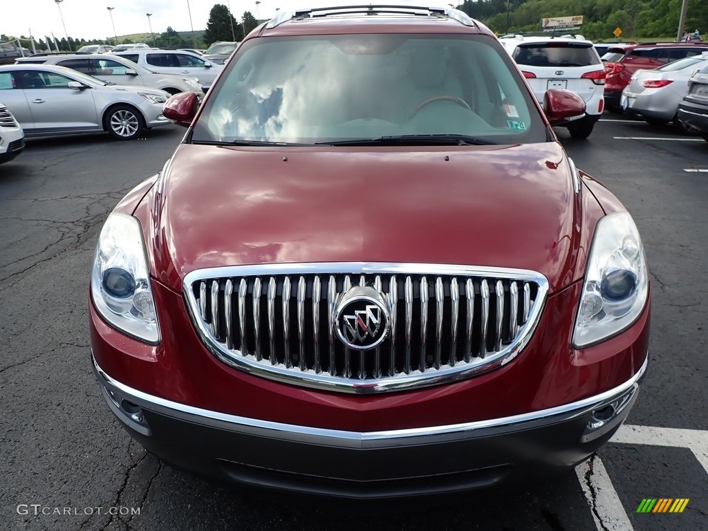 2011 Enclave CXL AWD - Red Jewel Tintcoat / Titanium/Dark Titanium photo #3