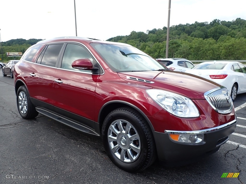 2011 Enclave CXL AWD - Red Jewel Tintcoat / Titanium/Dark Titanium photo #4