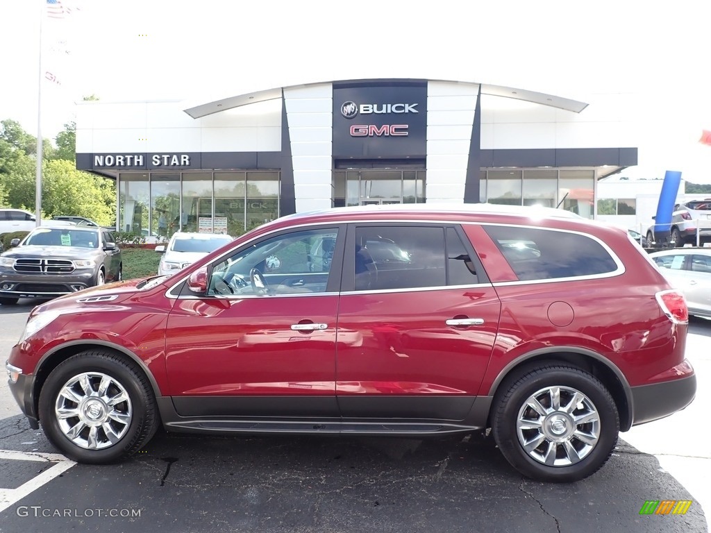 2011 Enclave CXL AWD - Red Jewel Tintcoat / Titanium/Dark Titanium photo #13