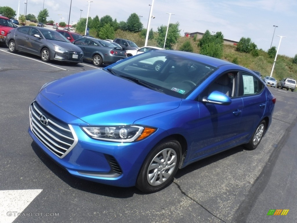 Electric Blue 2017 Hyundai Elantra SE Exterior Photo #138837113
