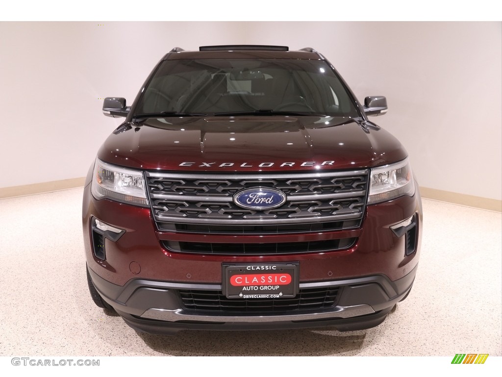 2018 Explorer XLT 4WD - Burgundy Velvet / Ebony Black photo #2