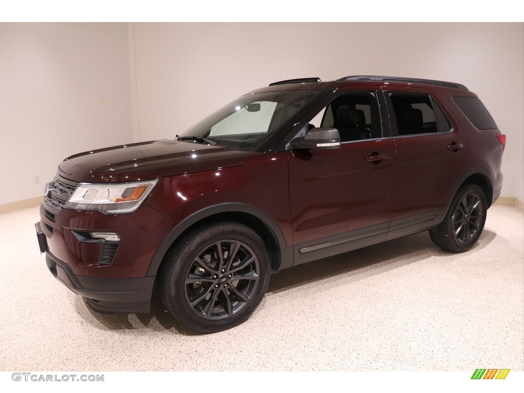 2018 Explorer XLT 4WD - Burgundy Velvet / Ebony Black photo #3