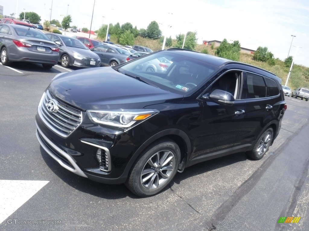 2017 Santa Fe SE AWD - Becketts Black / Black photo #5