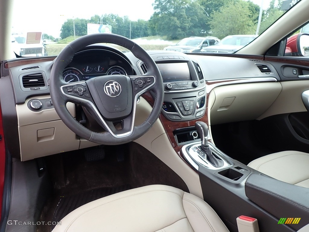 Light Neutral Interior 2014 Buick Regal AWD Photo #138838364