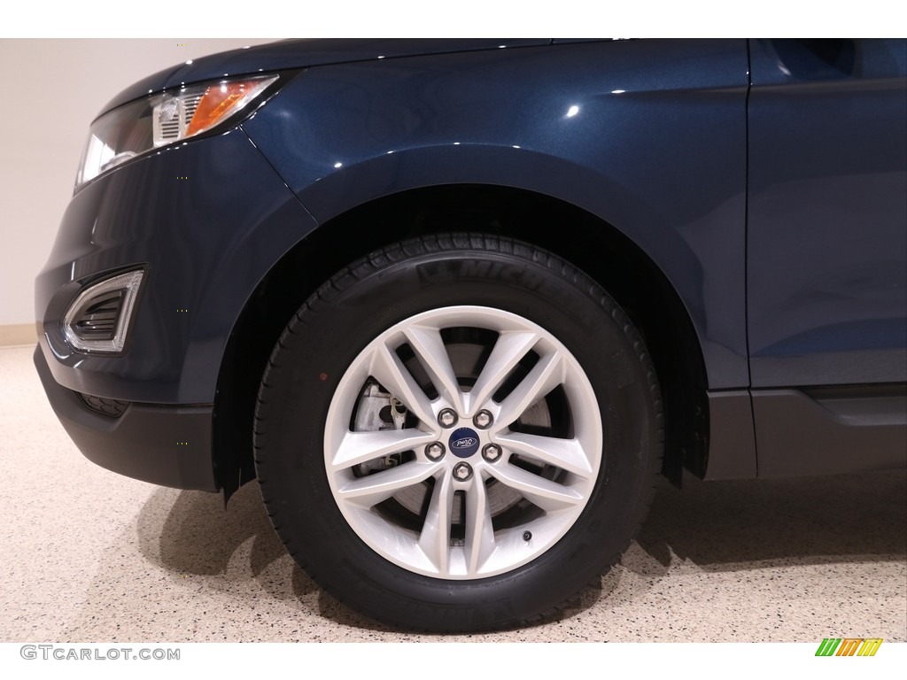 2017 Edge SEL AWD - Blue Jeans Metallic / Ebony photo #30
