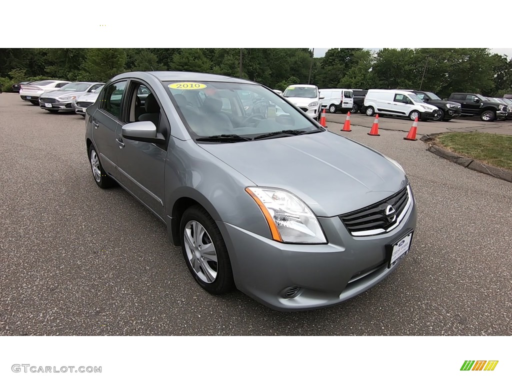 2010 Sentra 2.0 S - Magnetic Gray Metallic / Charcoal photo #1