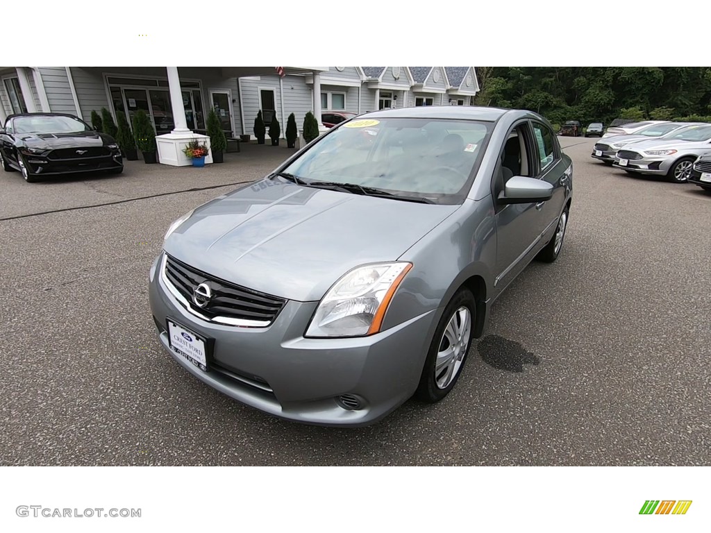 2010 Sentra 2.0 S - Magnetic Gray Metallic / Charcoal photo #3