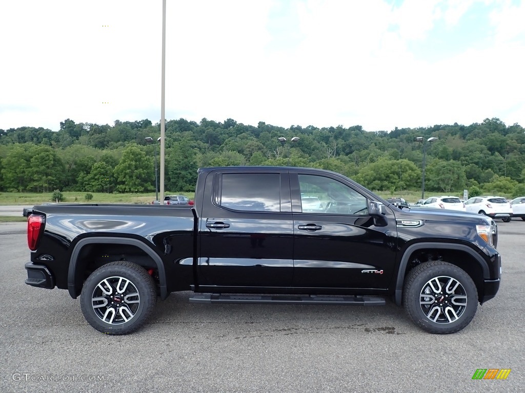 Onyx Black 2020 GMC Sierra 1500 AT4 Crew Cab 4WD Exterior Photo #138840956
