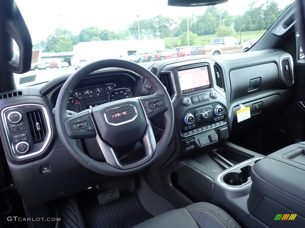 2020 GMC Sierra 1500 AT4 Crew Cab 4WD Jet Black Dashboard Photo #138841223